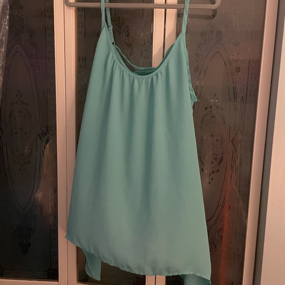 Torrid teal/mint tank top